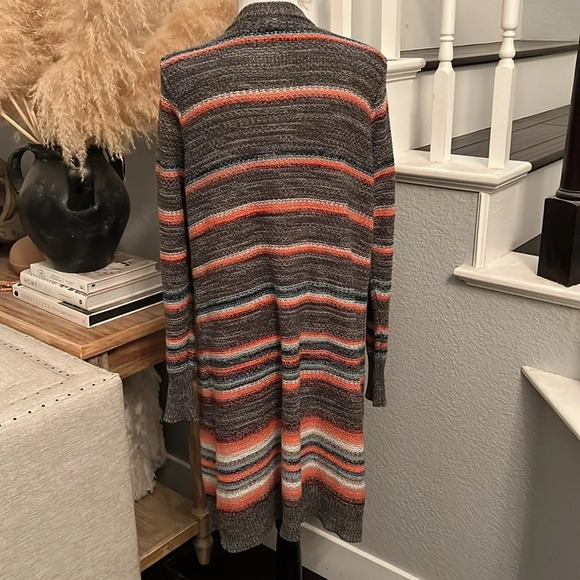 Torrid Striped Duster Cardigan Size 14-16 - Picture 7 of 9
